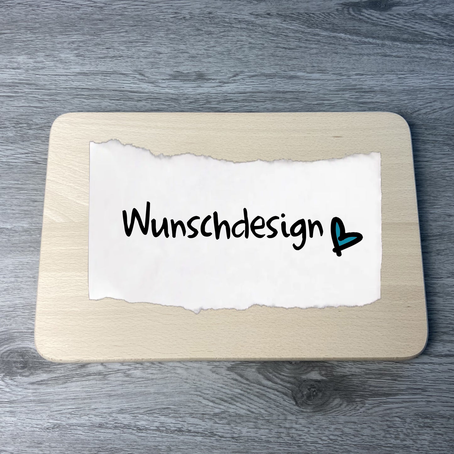Schneidebrett mit Wunschdesign - 32x22 cm - individuelles Geschenk - Deisterwerke