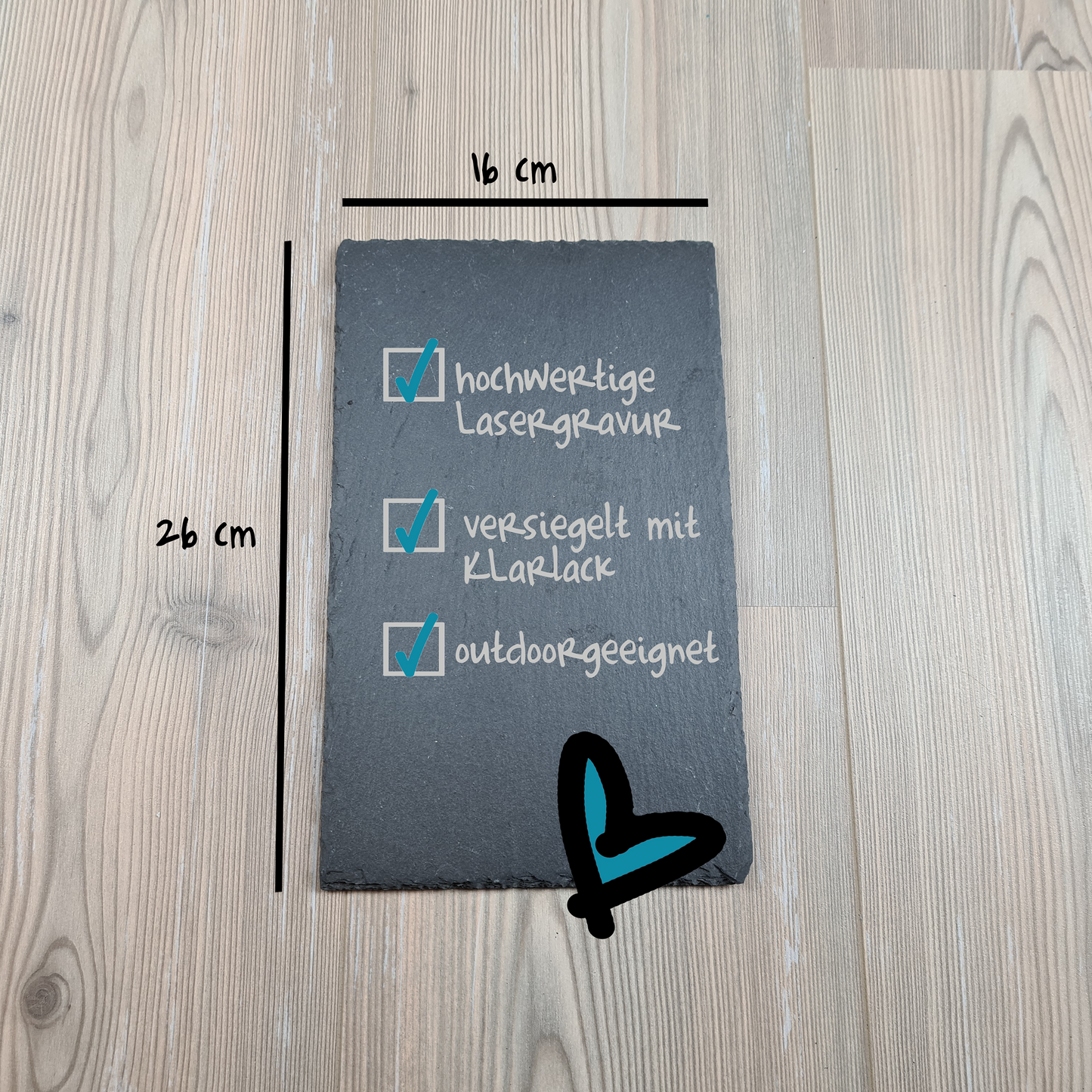 Türschild/Namensschild - Design 6 - personalisiert - Deisterwerke