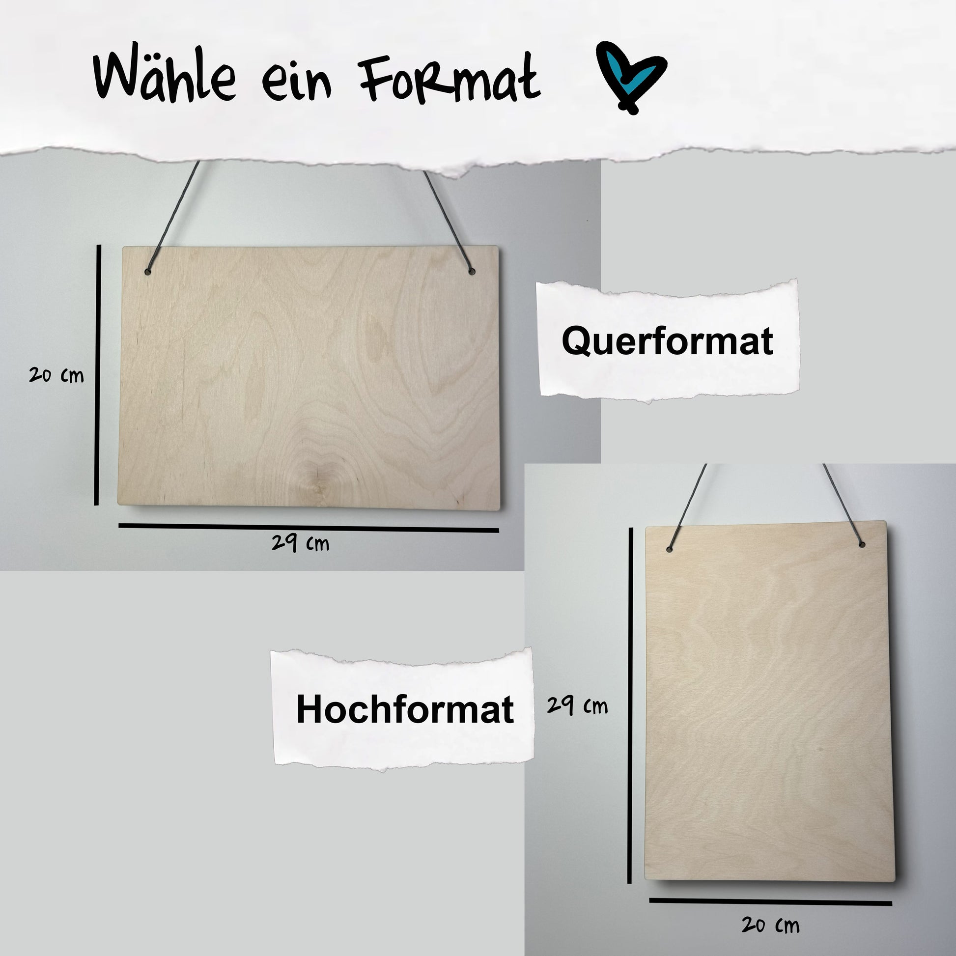 Holzschild Danke 2 - Abschied Kindergarten/Schule - individuell - Deisterwerke