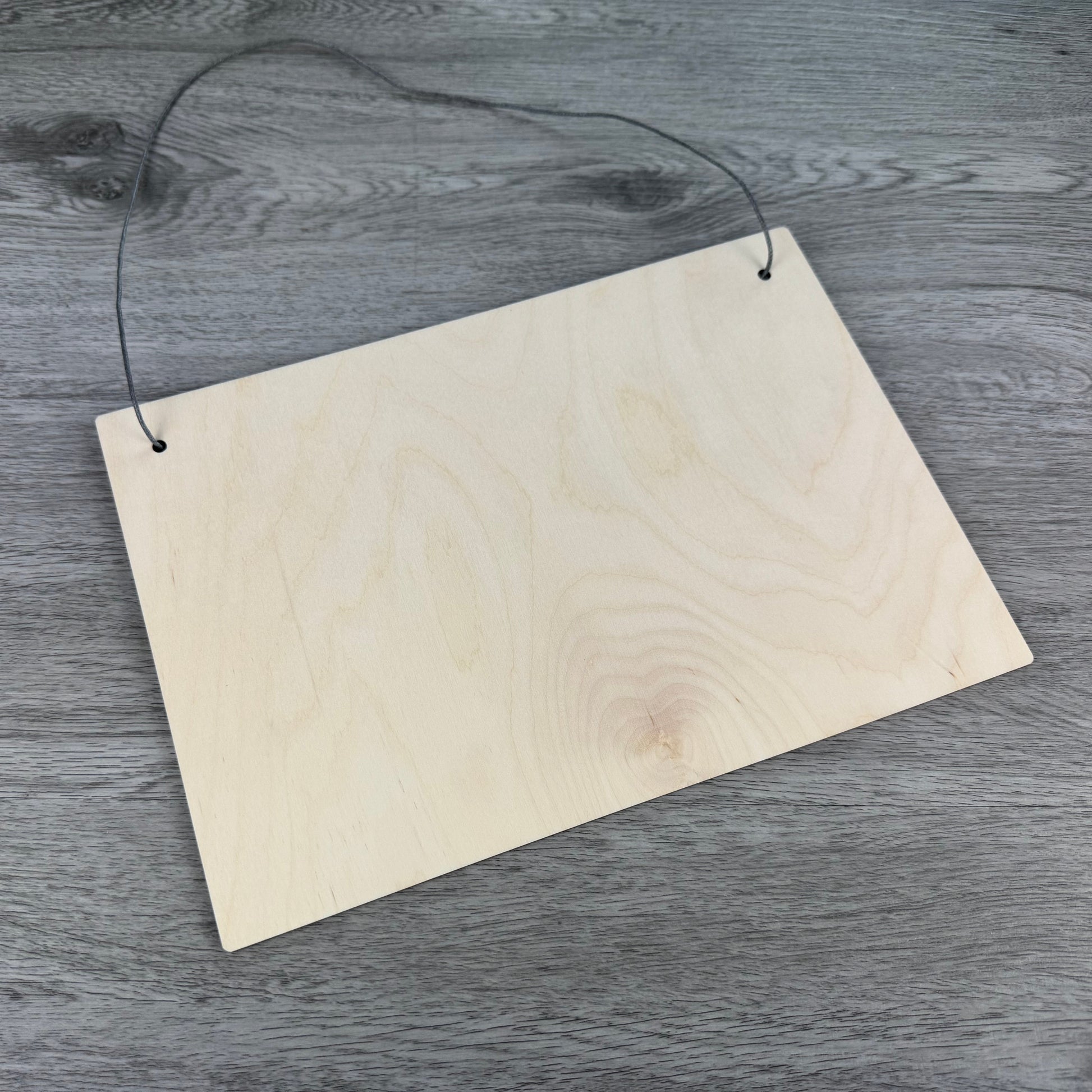 Holzschild Kinderkunstwerk Querformat- Kinderzeichnung im Original graviert - Deisterwerke