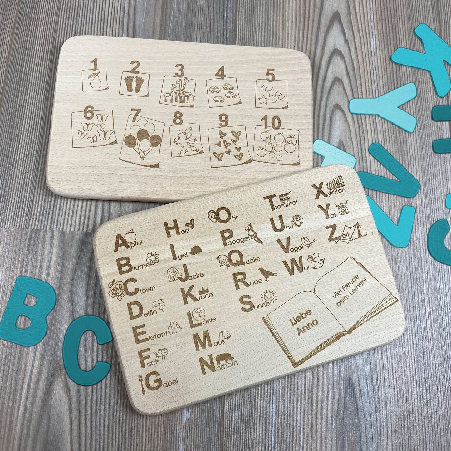 Set - Brettchen "Schulanfang"