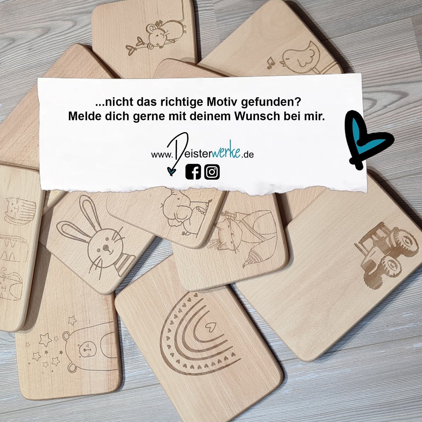 Brettchen "Flugzeug" - mit Name personalisiert - Deisterwerke