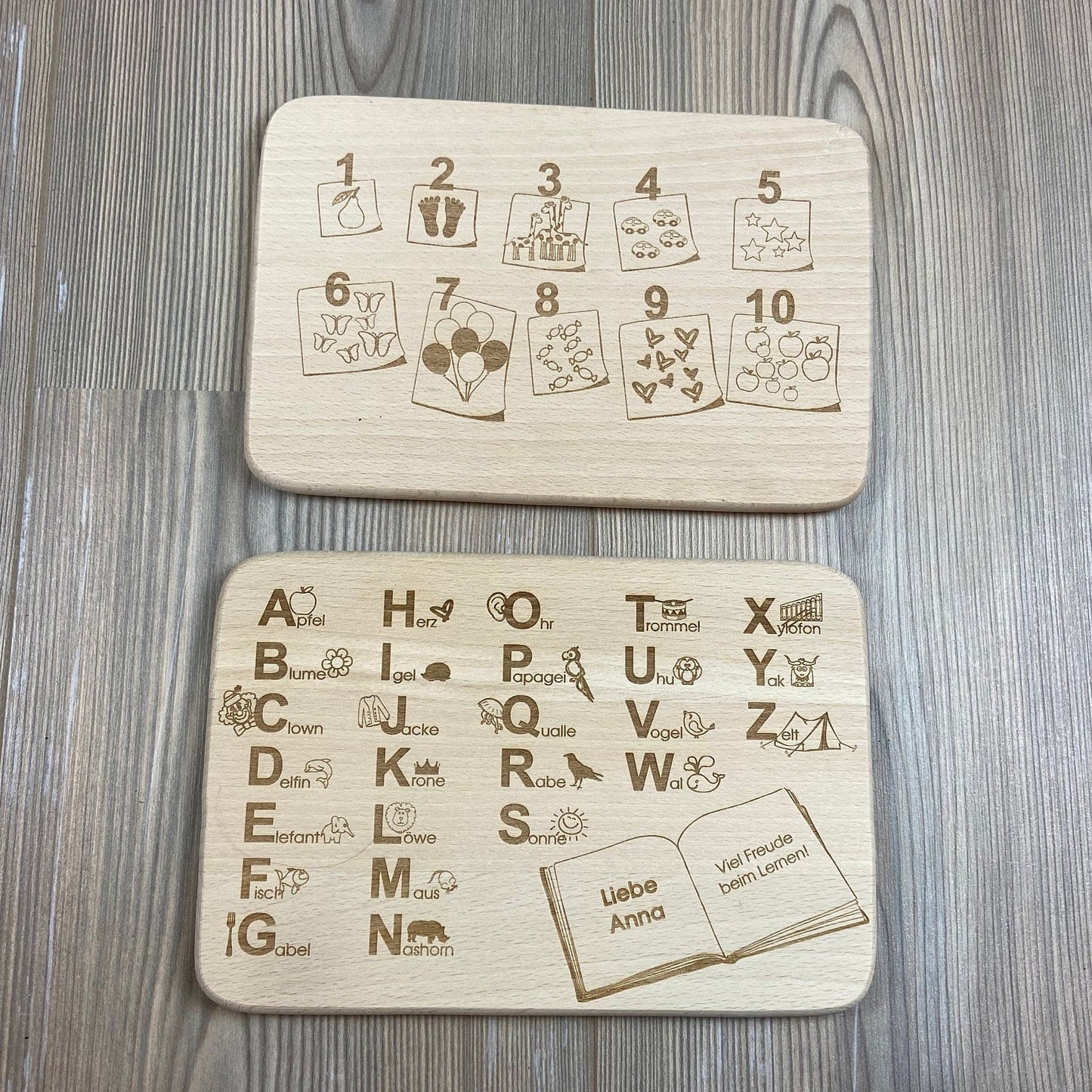 Set - Brettchen "Schulanfang"