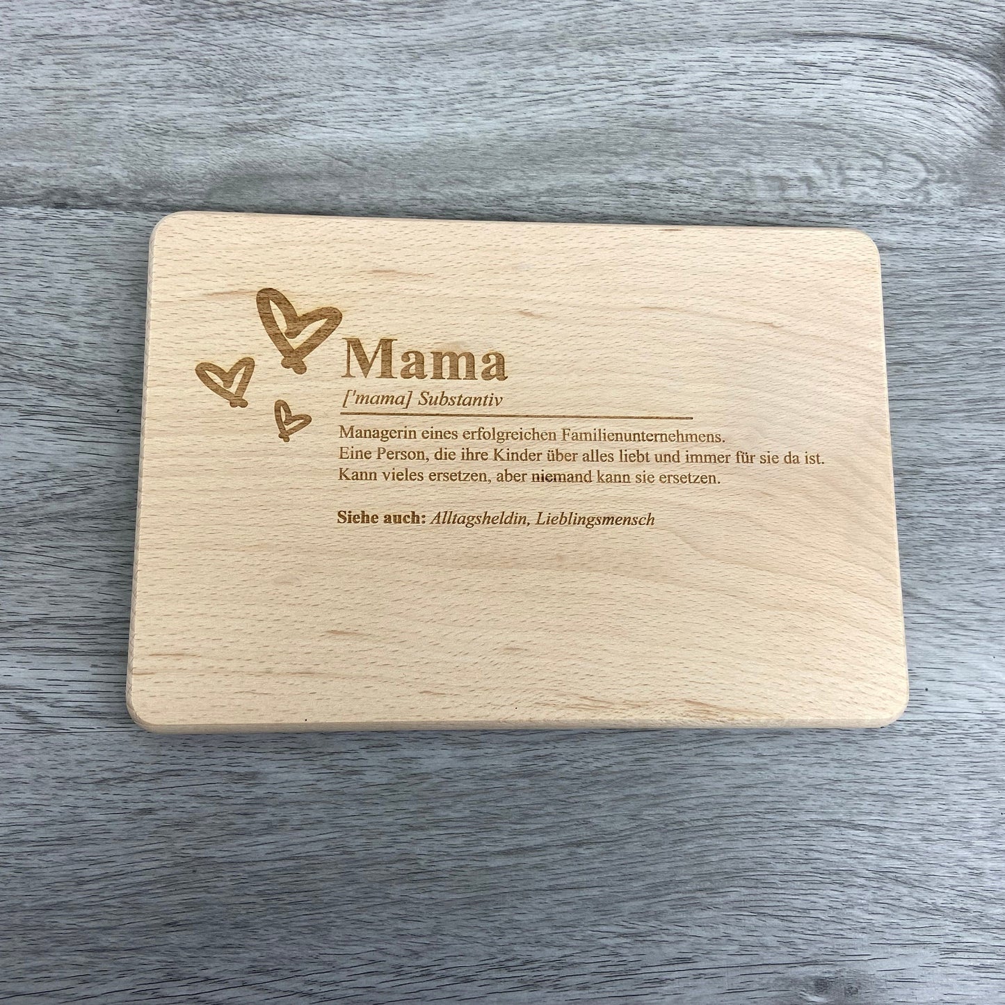 Brettchen Definition "Mama" - Deisterwerke