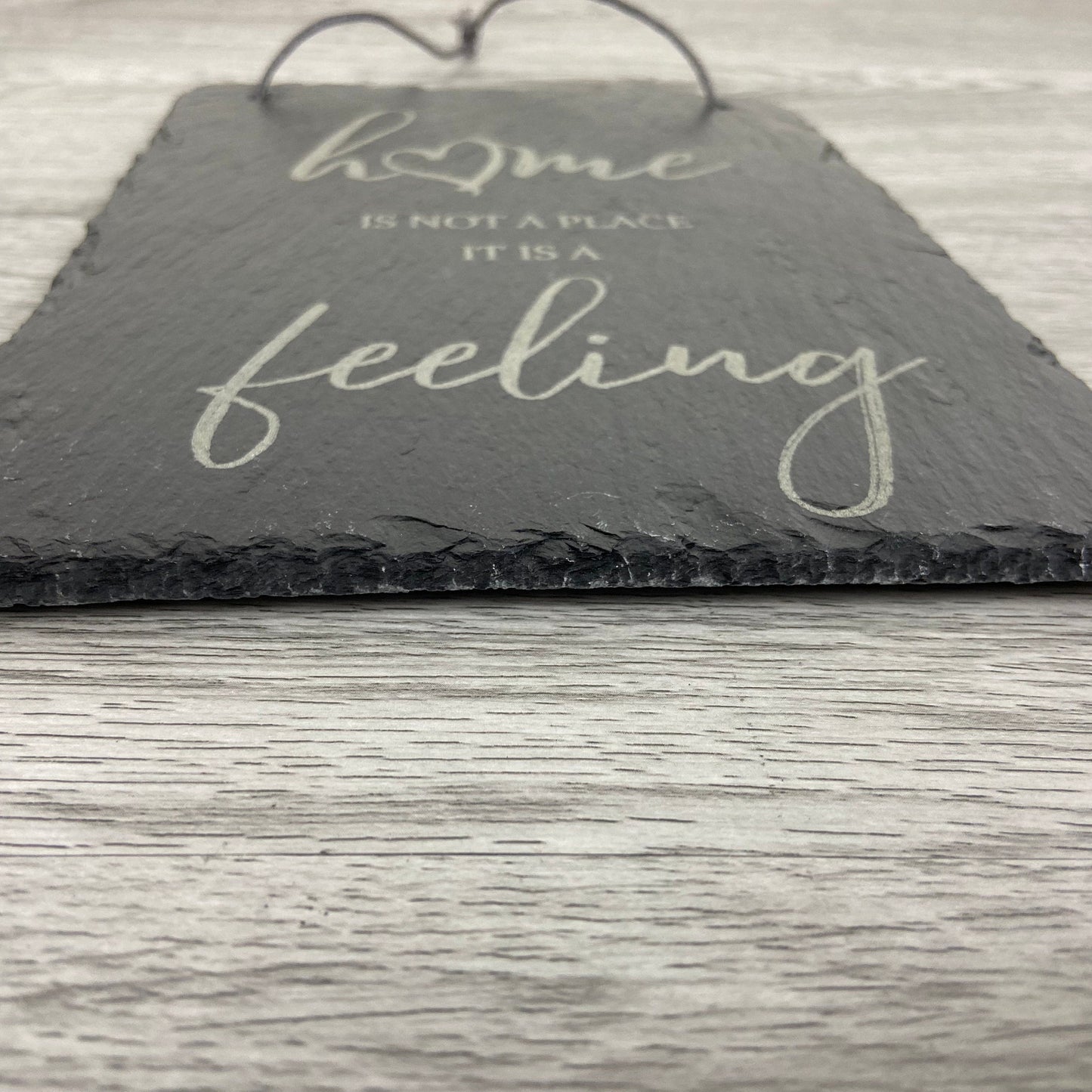 Schieferschild "Home" - 15x20 cm - Deisterwerke