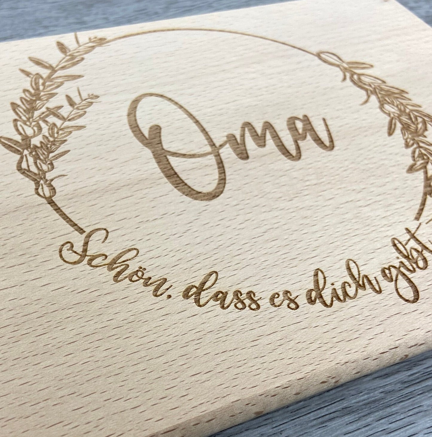 Brettchen "Oma - Kranz" - Deisterwerke