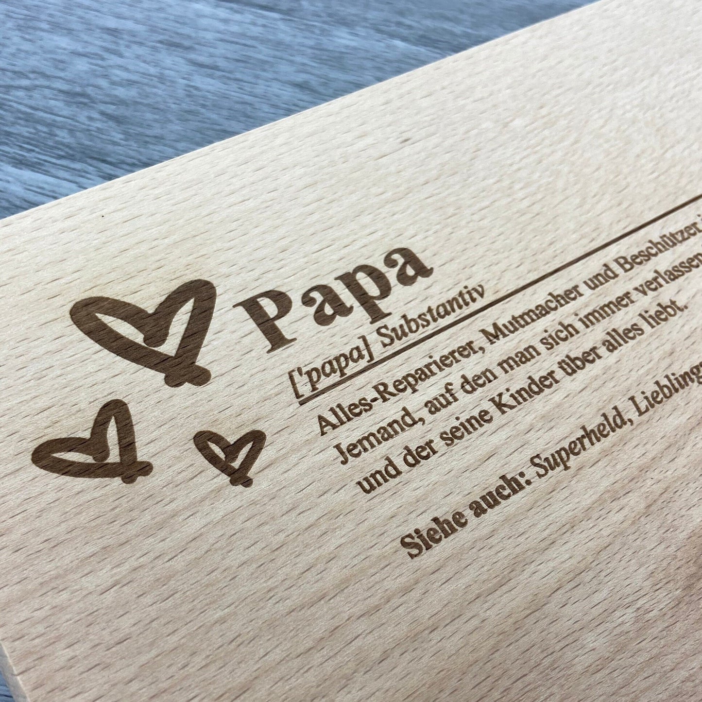 Brettchen Definition "Papa" - Deisterwerke