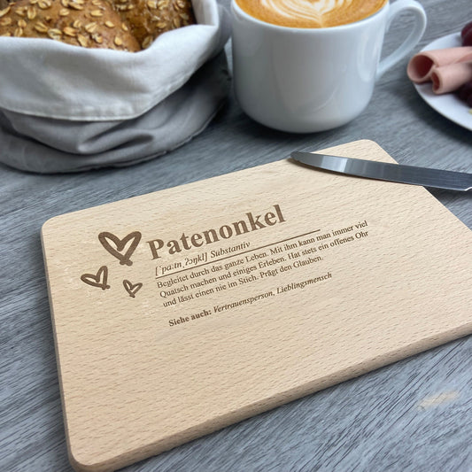 Brettchen Definition "Patenonkel" - Deisterwerke