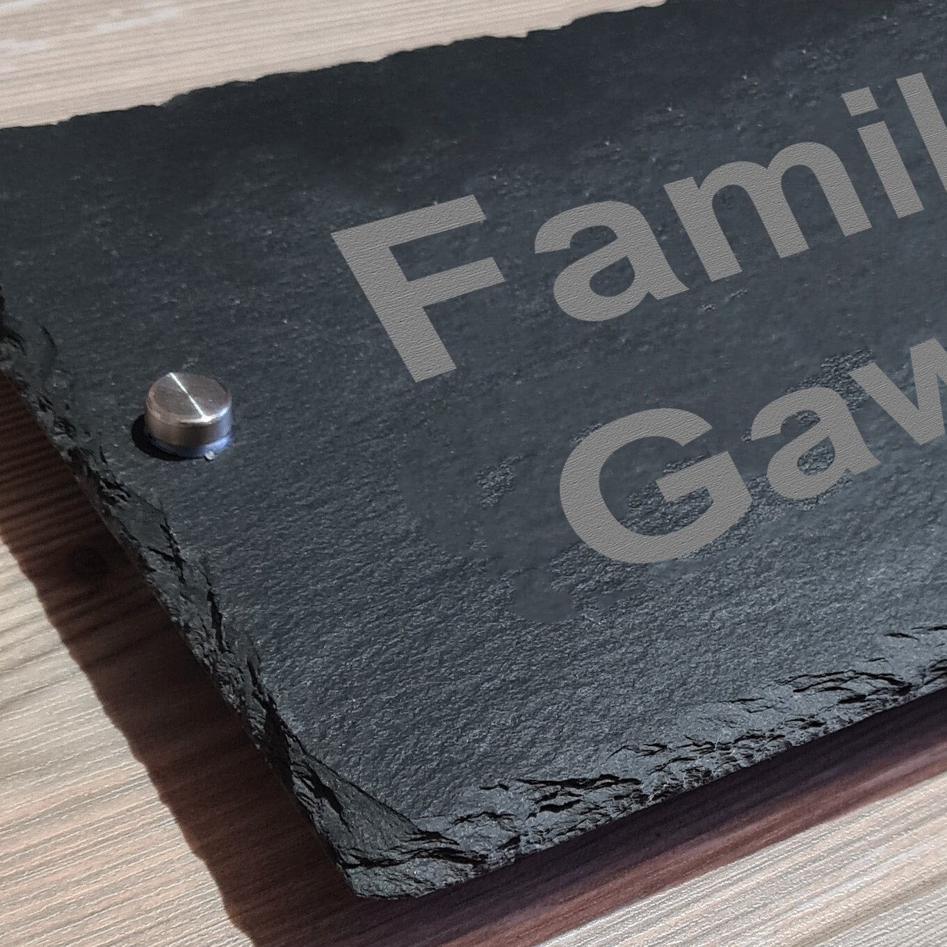 Türschild/Namensschild - Design 6 - personalisiert - Deisterwerke