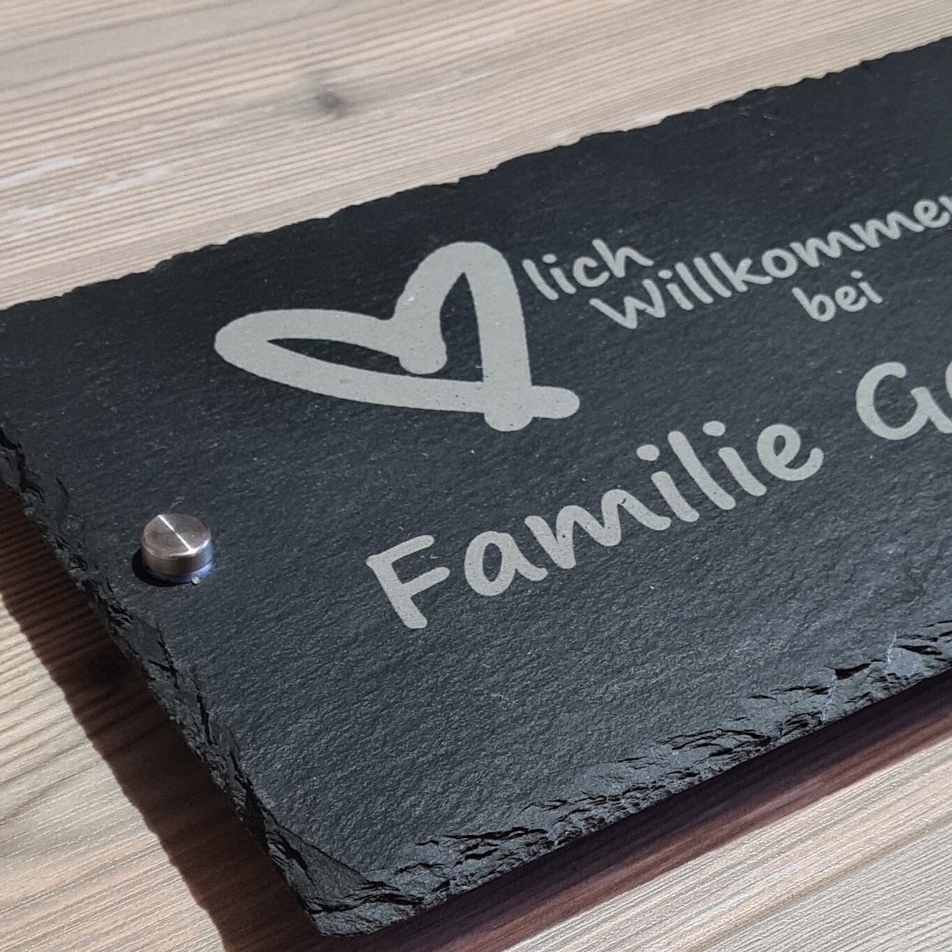 Türschild/Namensschild - Design 4 - personalisiert - Deisterwerke