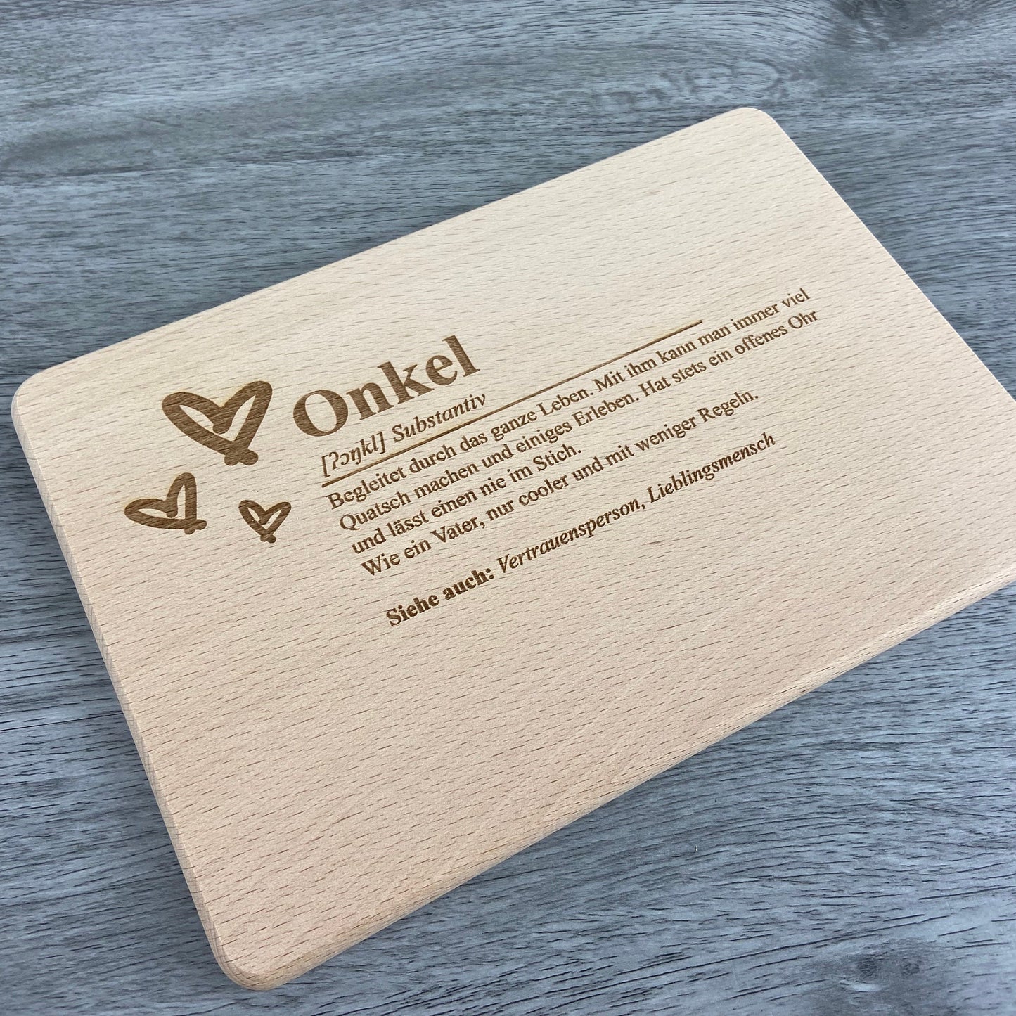 Brettchen Definition "Onkel" - Deisterwerke