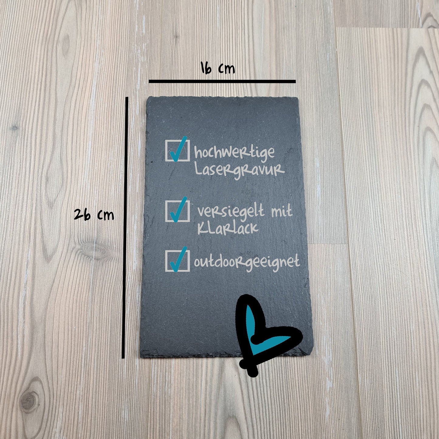Türschild/Namensschild - Design 8 - personalisiert - Deisterwerke
