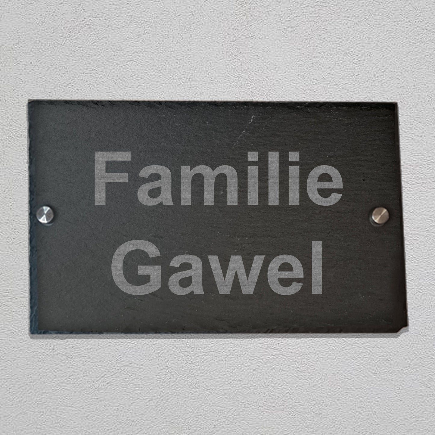 Türschild/Namensschild - Design 6 - personalisiert - Deisterwerke