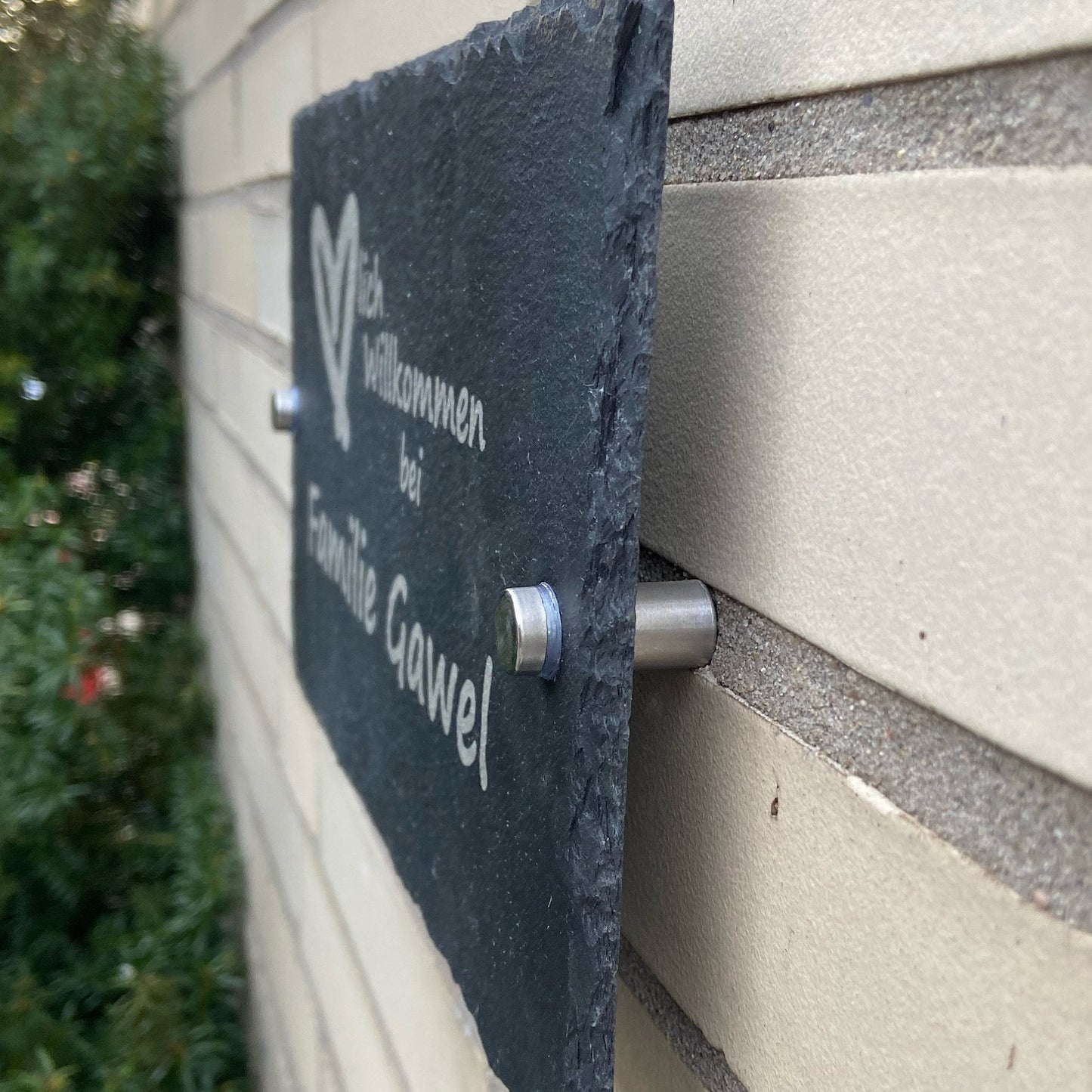 Türschild/Namensschild - Design 6 - personalisiert - Deisterwerke