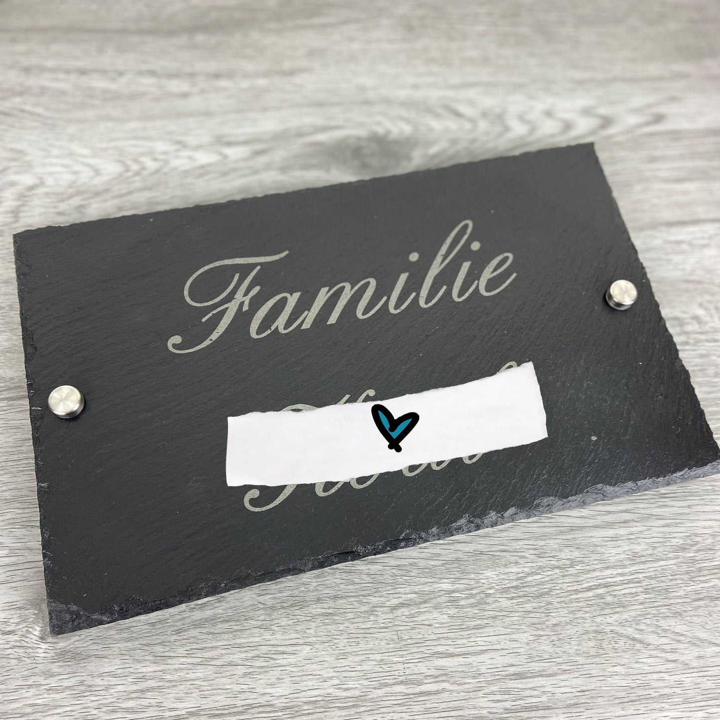 Türschild/Namensschild - Design 7 - personalisiert - Deisterwerke