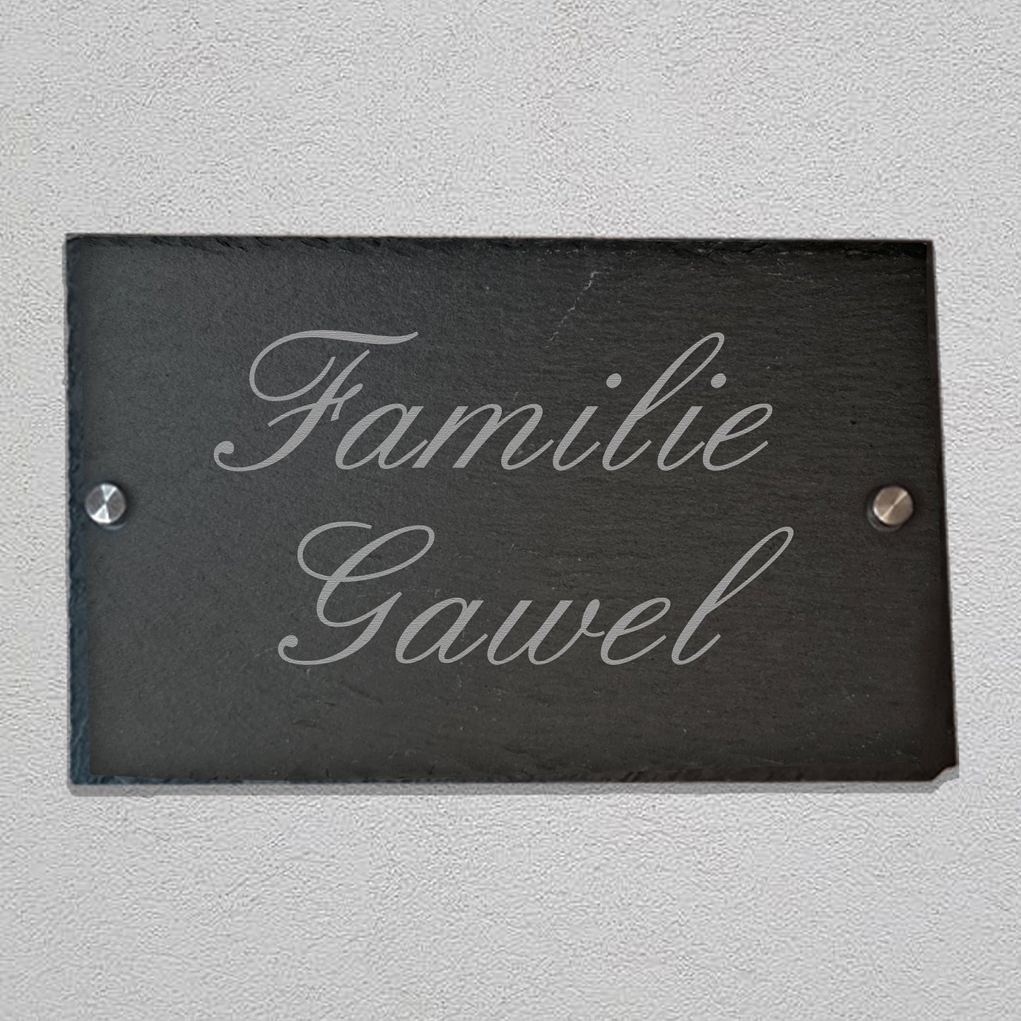 Türschild/Namensschild - Design 7 - personalisiert - Deisterwerke