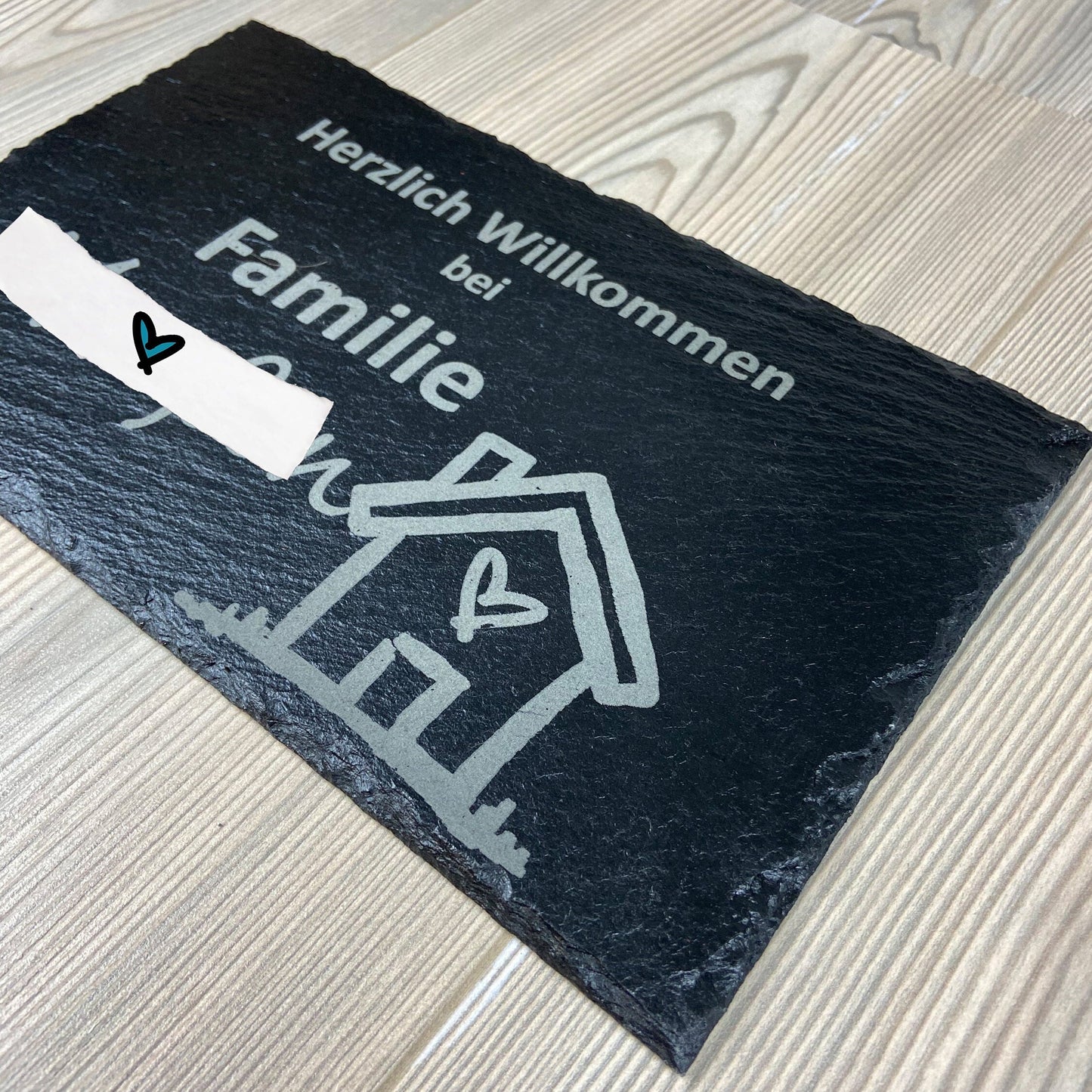 Türschild/Namensschild - Design 2 - personalisiert - Deisterwerke