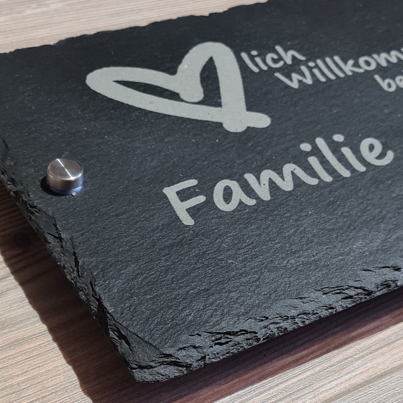 Türschild/Namensschild - Design 4 - personalisiert - Deisterwerke