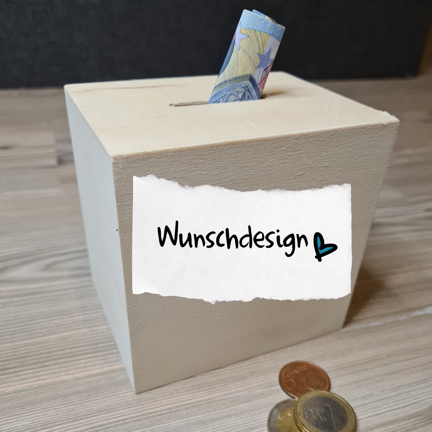 Spardose "Wunschdesign" - personalisiert mit Wunschmotiv/Name - Deisterwerke