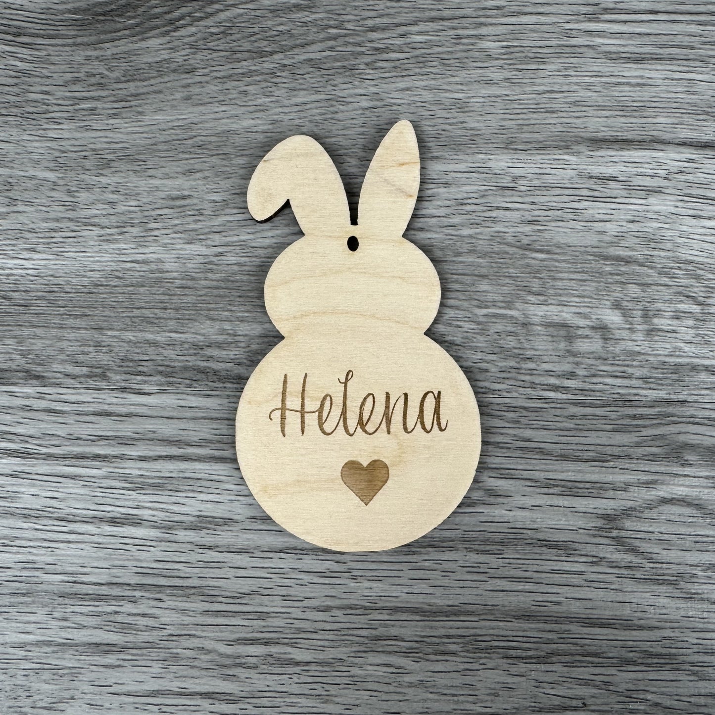 Anhänger Hase - mit Name personalisiert - Deisterwerke - individuelle Gravur, Geschenkidee, besonderes Geschenk