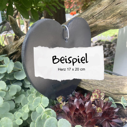 Blumenstecker, Pflanzstecker, Halter - passend für Schieferherzen - Deisterwerke