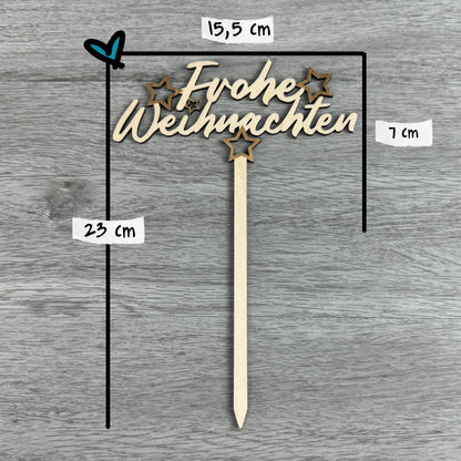 Größe des Blumensteckers - 15,5x23 cm