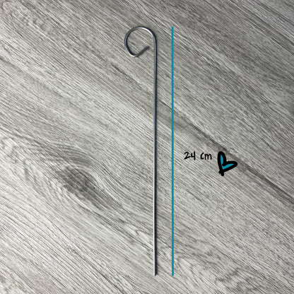 Blumenstecker, Pflanzstecker, Halter - passend für Schieferherzen - Deisterwerke