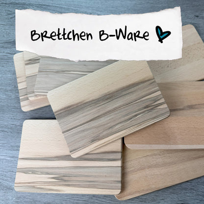 Brettchen B-Ware - 22x15 cm - unterschiedliche Makel - Deisterwerke - individuelle Gravur, Geschenkidee, besonderes Geschenk