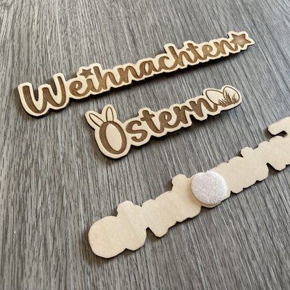 Schriftzug/Name für Countdownschilder "Bald ist..." und Geburtstagscountdown - individuell - Deisterwerke