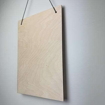 Holzschild Wunschdesign - Hochformat - Deisterwerke