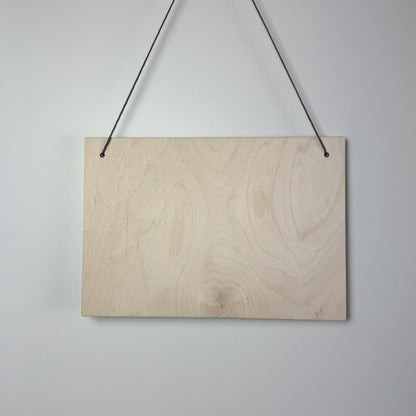 Holzschild Wunschdesign - Querformat - Deisterwerke