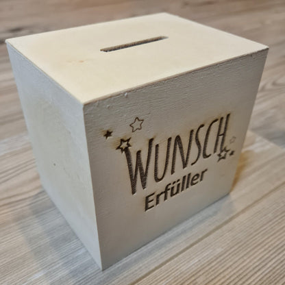 Spardose "Wunscherfüller" -  mit persönlicher Widmung - Deisterwerke