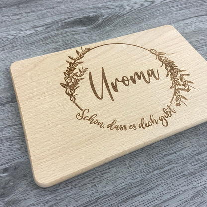 Brettchen "Uroma - Kranz" - Deisterwerke