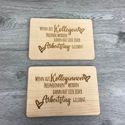 Brettchen für Kollege/Kollegin - Deisterwerke