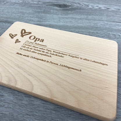 Brettchen Definition "Opa" - Deisterwerke
