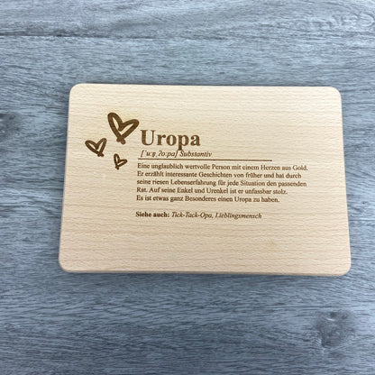 Brettchen Definition "Uropa" - Deisterwerke