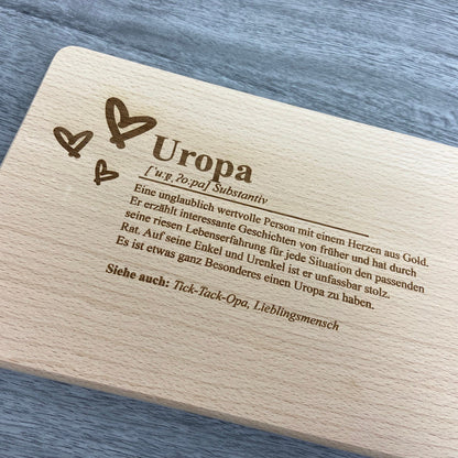 Brettchen Definition "Uropa" - Deisterwerke