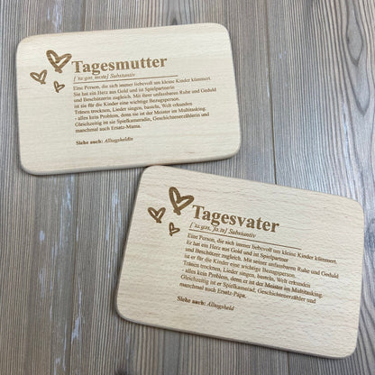 Brettchen Definition "Tagesmutter/Tagesvater" - Deisterwerke