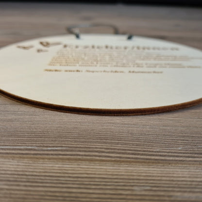 Holzschild Definition "Erzieher/innen" - Deisterwerke