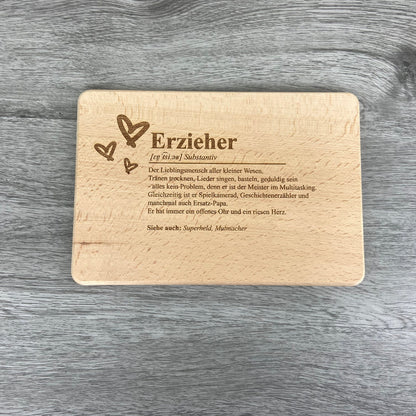 Brettchen Definition "Erzieher/Erzieherin" - Deisterwerke