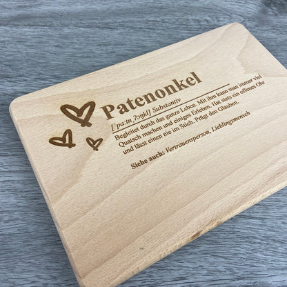 Brettchen Definition "Patenonkel" - Deisterwerke