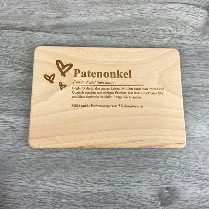 Brettchen Definition "Patenonkel" - Deisterwerke